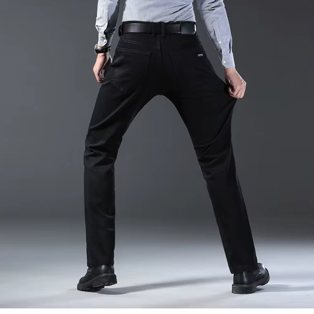 Calça Jeans Masculina Preta Slim