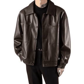 Jaqueta de Couro Masculina