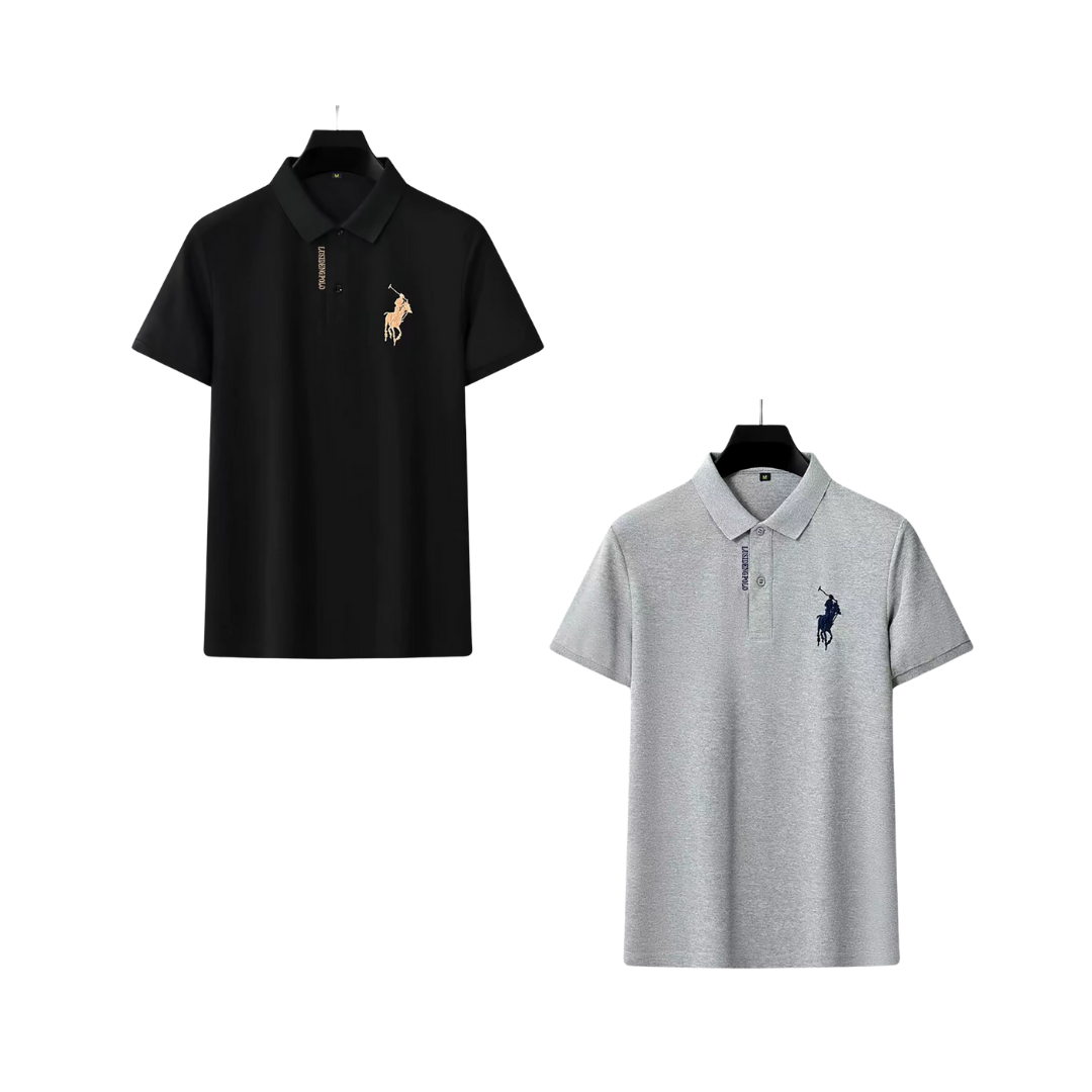 Kit 02 Camisa Polo Masculina Ralph Premium
