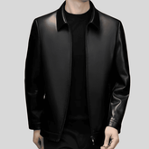 Jaqueta de Couro Masculina Executive