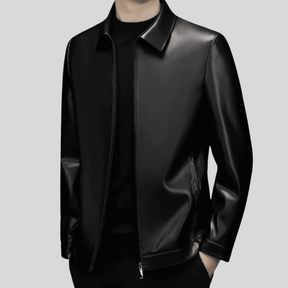 Jaqueta de Couro Masculina Executive
