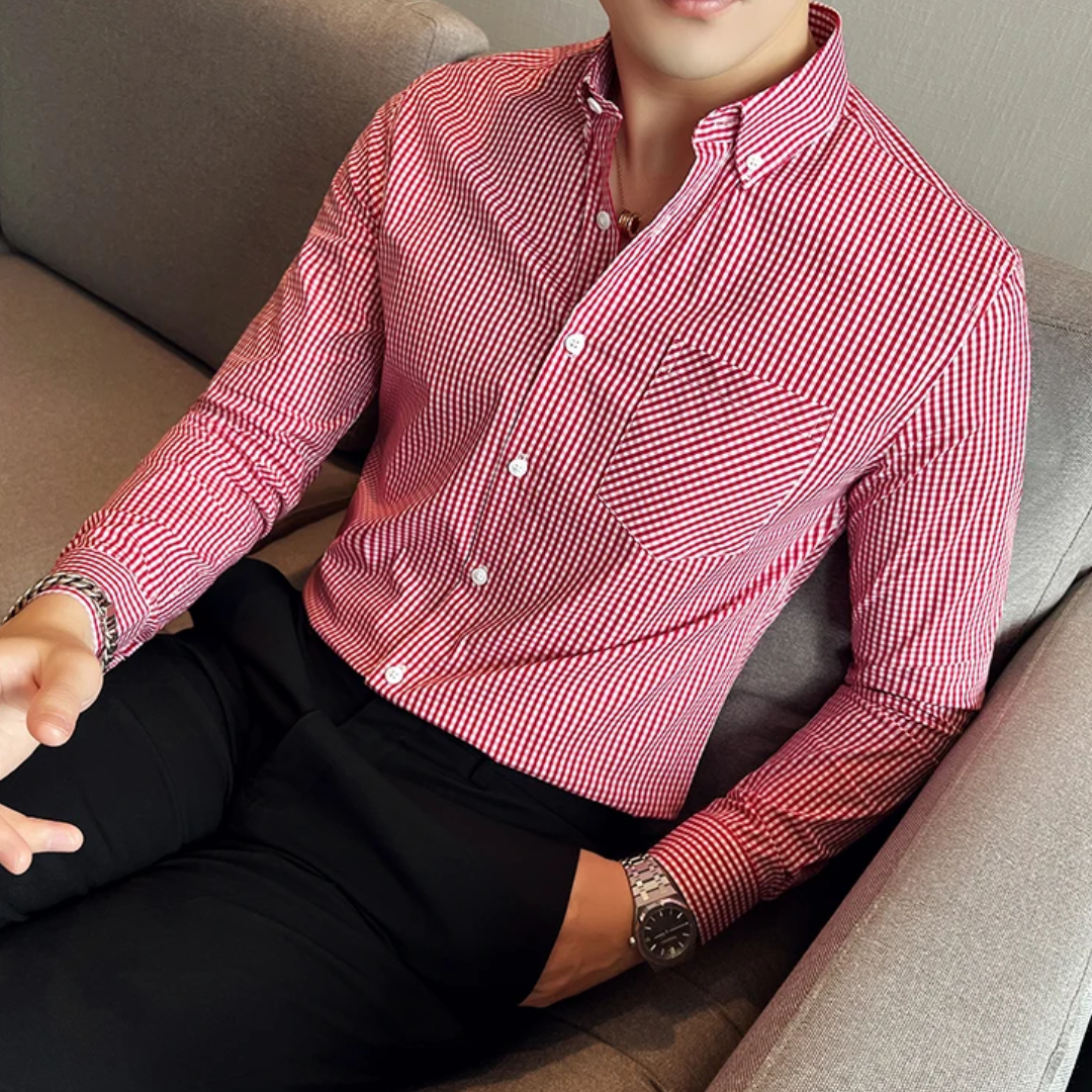 Camisa Vichi Rosso di Lusso