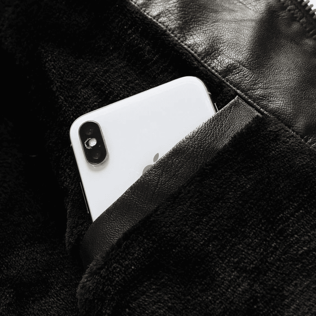 Jaqueta de Couro Masculina