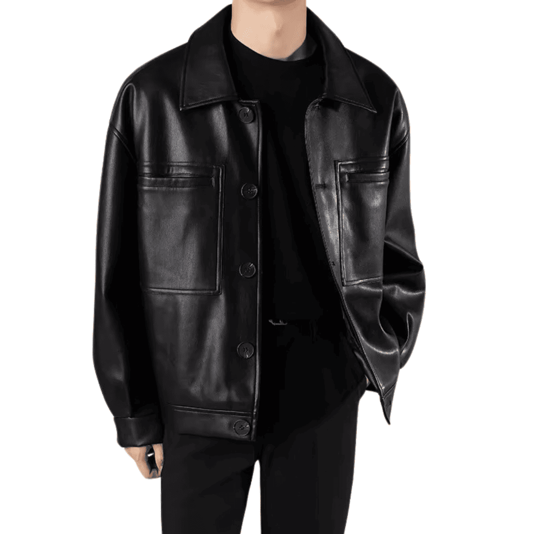 Jaqueta de Couro Masculina