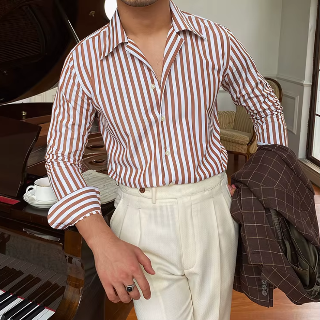 Camisa Ashcroft Marrom