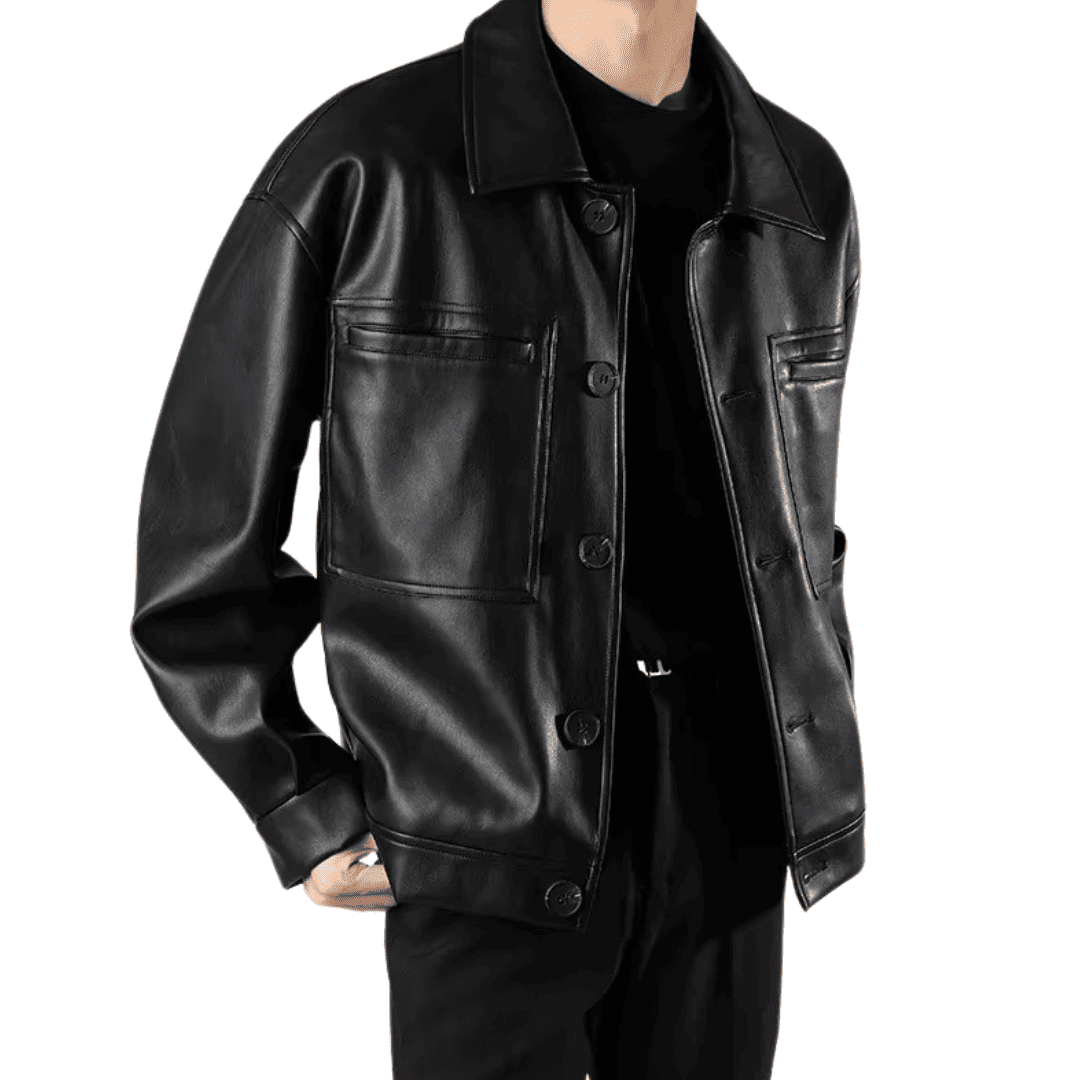 Jaqueta de Couro Masculina