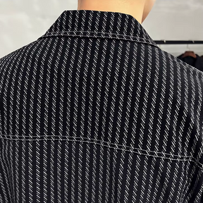 Jaqueta Masculina Xadrez Retro