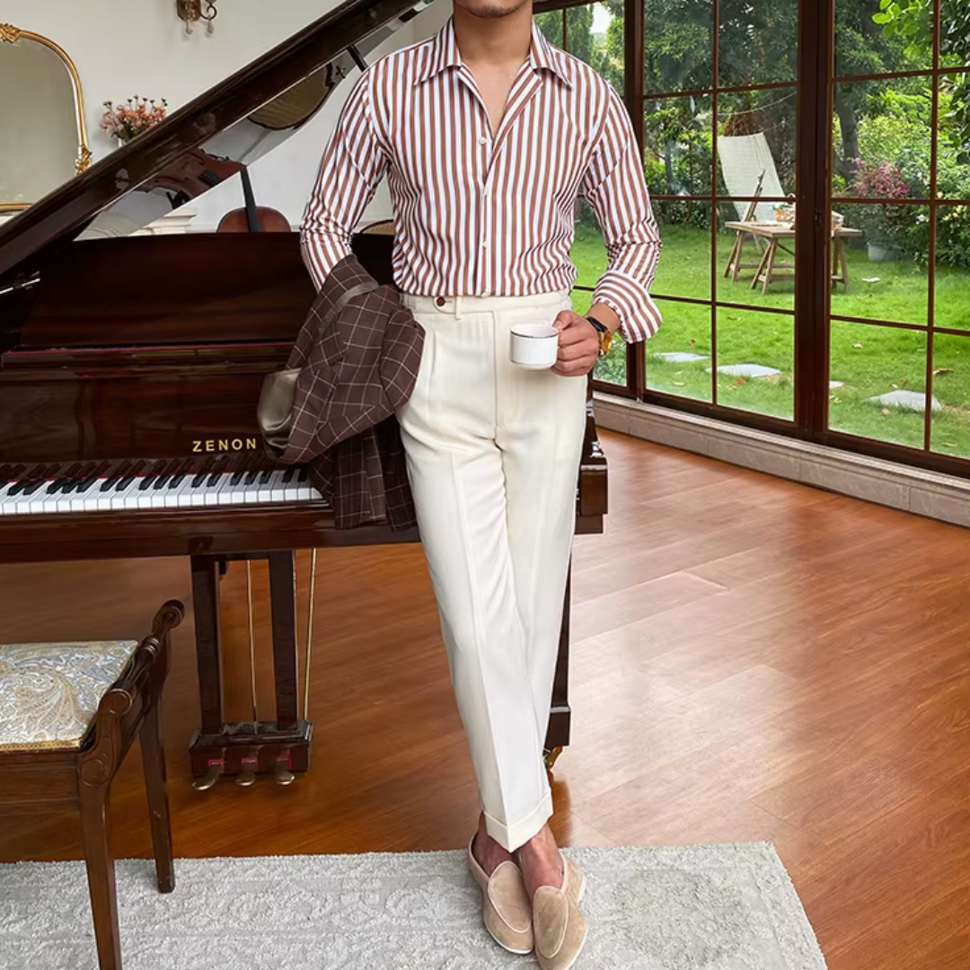 Camisa Ashcroft Marrom
