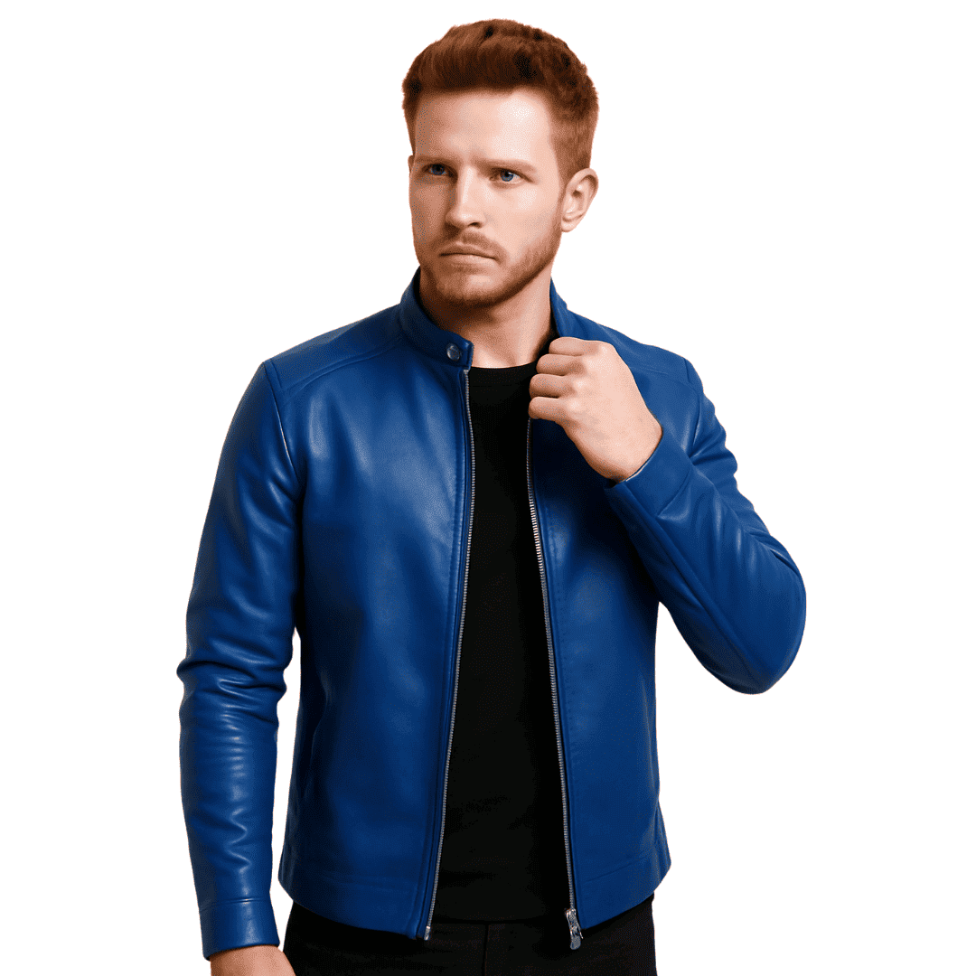 Jaqueta de Couro Masculina 