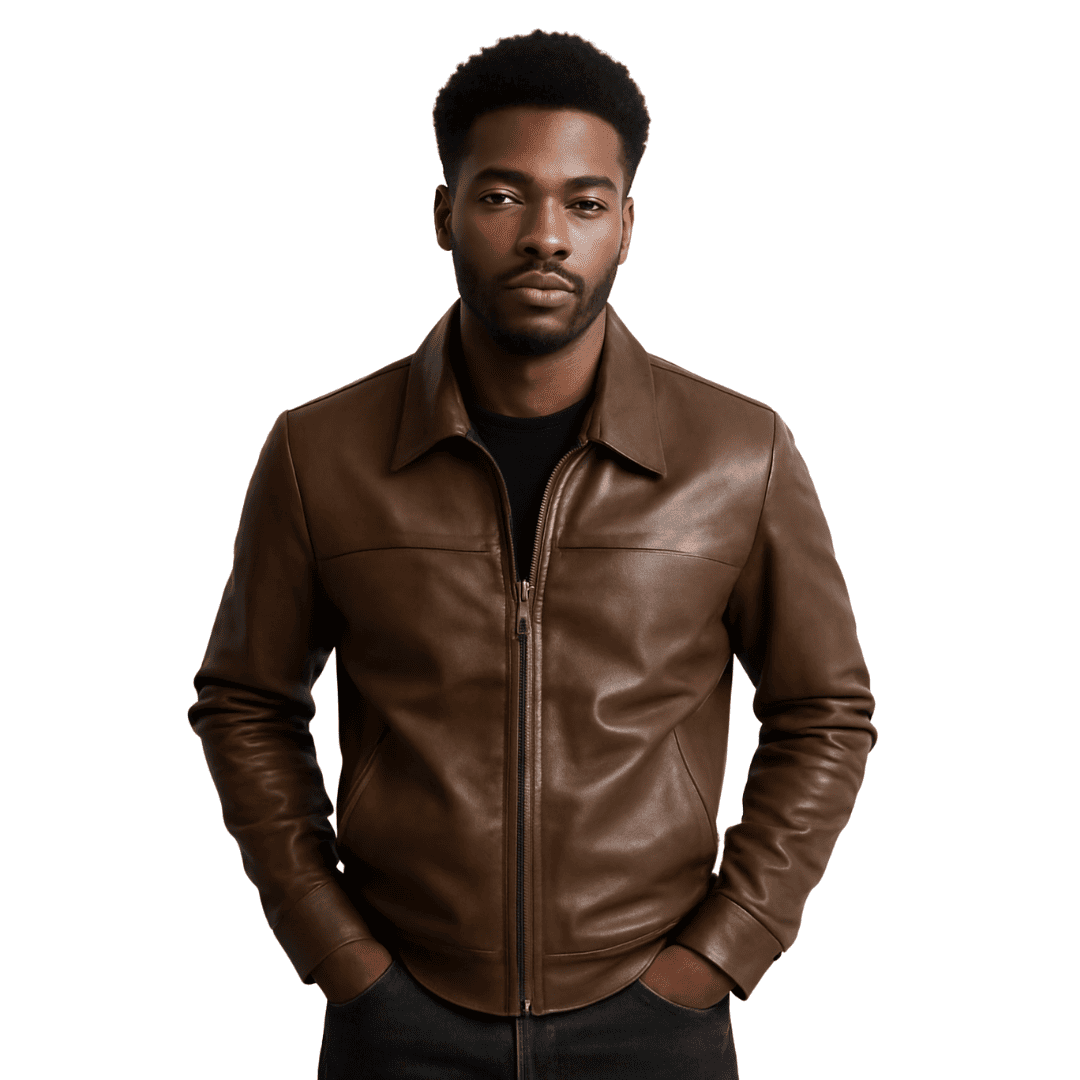 Jaqueta de Couro Masculina