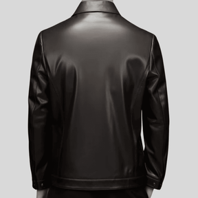 Jaqueta de Couro Masculina Executive
