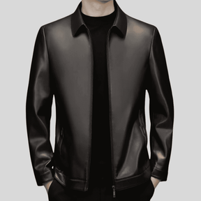 Jaqueta de Couro Masculina Executive