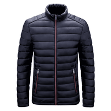 Jaqueta Masculina Puffer Inverno Forrada Matelassê com Zíper