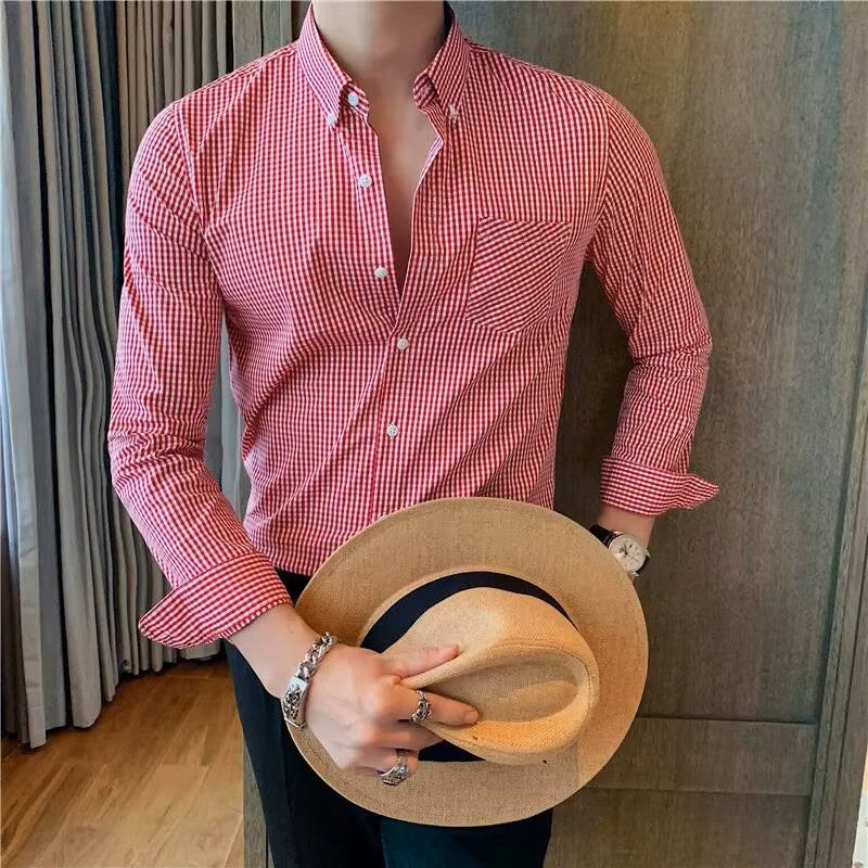 Camisa Vichi Rosso di Lusso