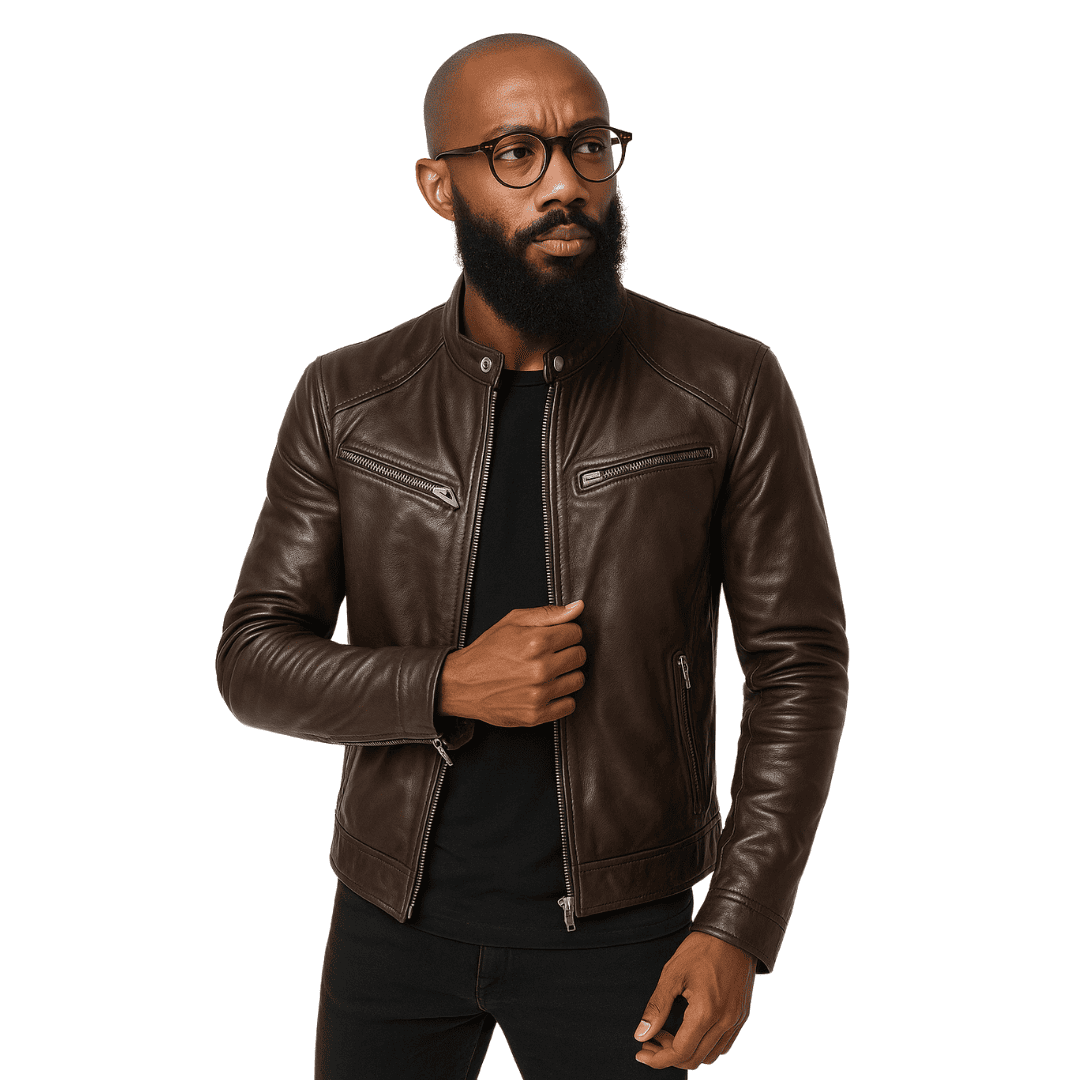 Jaqueta de Couro Masculina