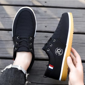 Tênis Casual Masculino Tricolor Conforto