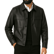 Jaqueta de Couro Masculina