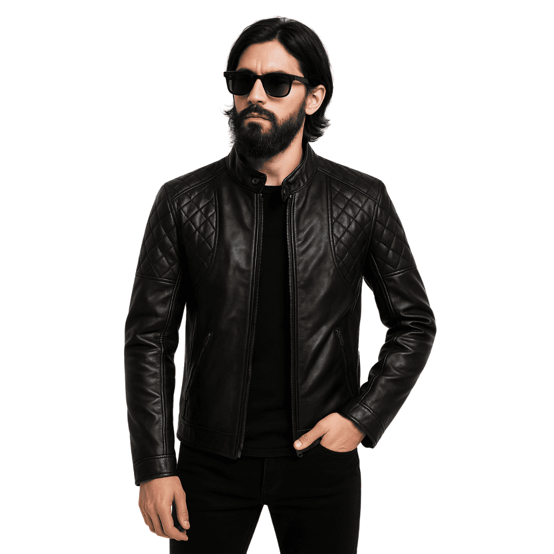 Jaqueta de Couro Masculina