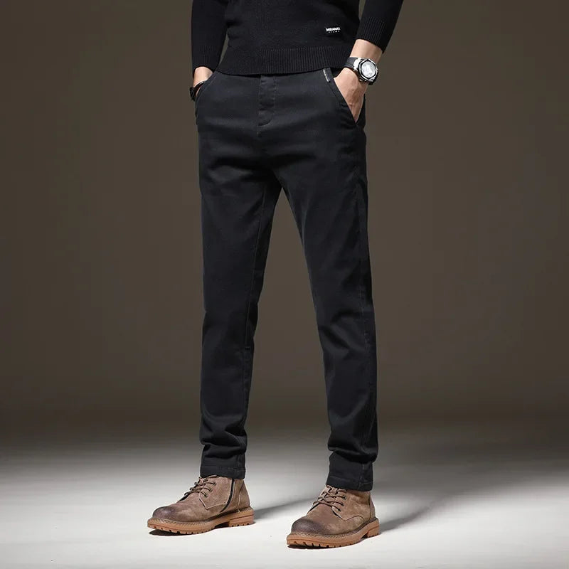 Calça Jeans Masculina Casual com Elastano