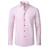 Camisa Social Masculina Lisa Anti-Amassado