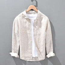 Camisa de Linho Masculina OldMoney
