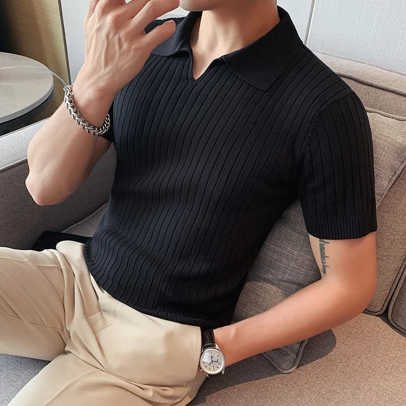 Camisa Polo Masculina Canelada C04