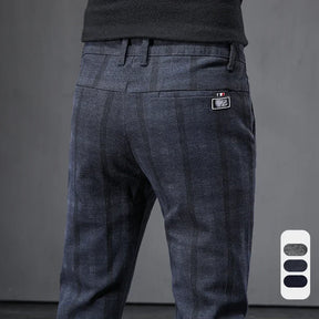 Calça de Alfaiataria Xadrez Masculina