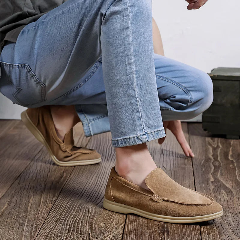 Mocassim Masculino em Camurça CO07