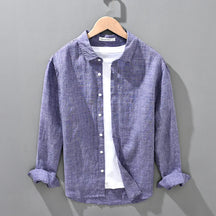 Camisa de Linho Masculina OldMoney