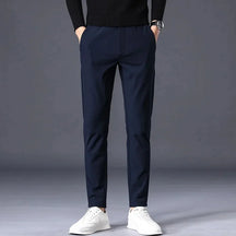 Kit 02 Calça Social Masculina Slim Casual com Elastano