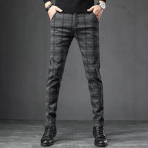 Calça de Alfaiataria Xadrez Masculina