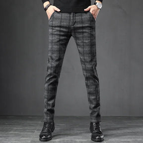 Calça de Alfaiataria Xadrez Masculina