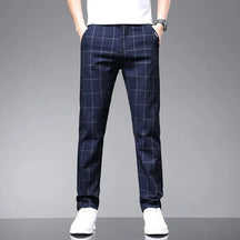 Calça Social Xadrez Masculina