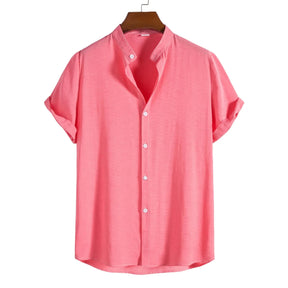 Camisa Masculina Manga Curta Gola Padre CO02