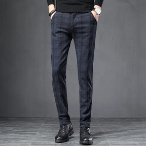 Calça de Alfaiataria Xadrez Masculina